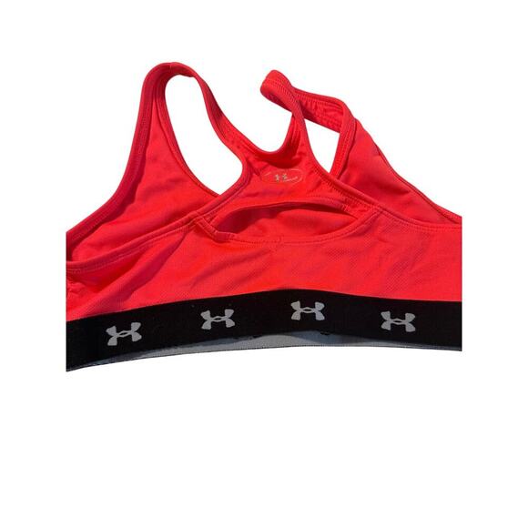 Under Armor Halter Top Tank Bra Athletic Pink Exercise Running Girls Youth XL - Picture 5 of 5